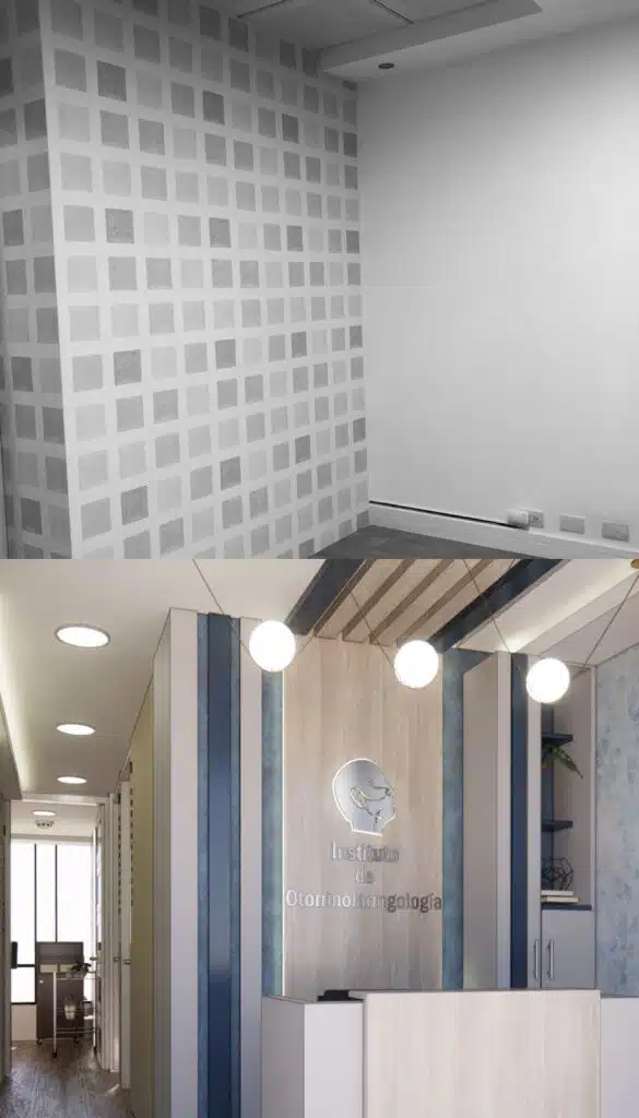 Diseño de interiores consultorios en Ecuador