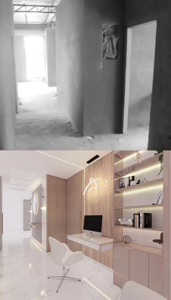 Diseño de casas en obra gris en Ecuador