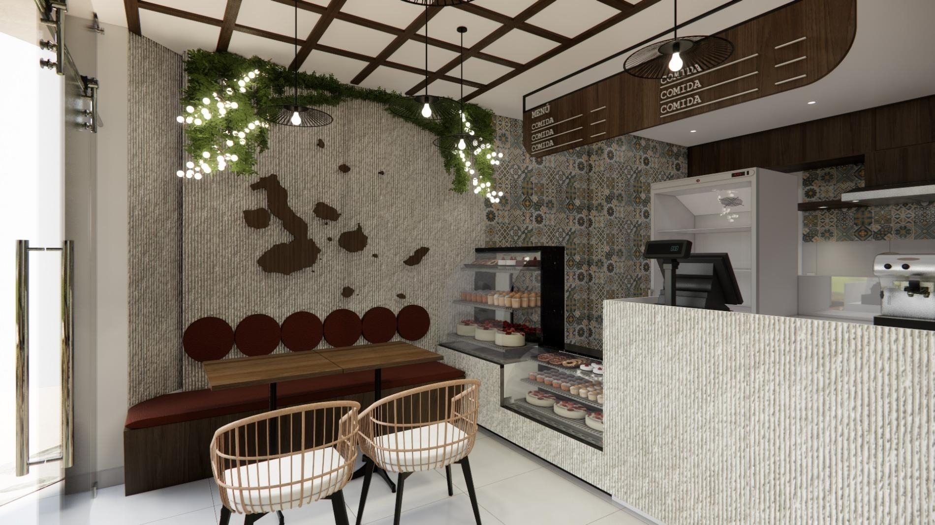 Foto 2 del imagenesDespues del proyecto CAFATERIA GALÁPAGOS KR realizado por Loah Diseño interior