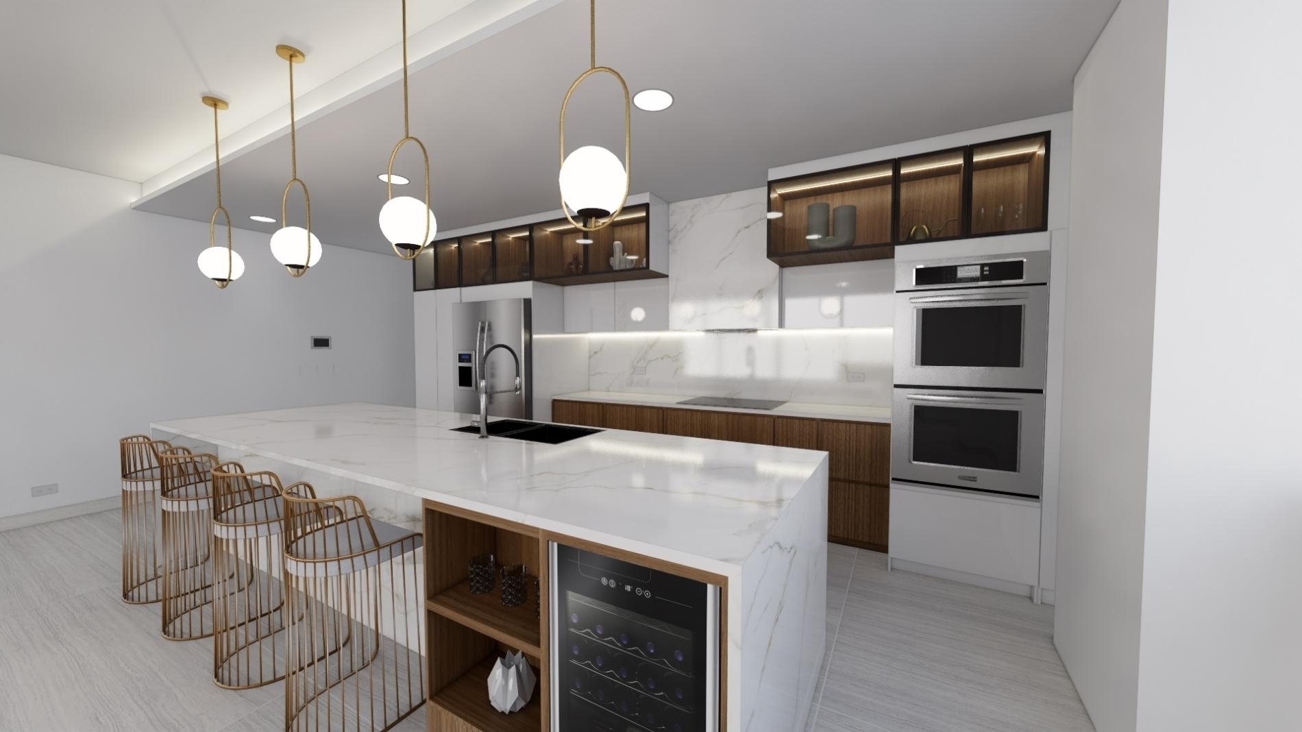 Foto del proyecto COCINA AB, despues de realizar el proyecto de LOAH Diseño interior