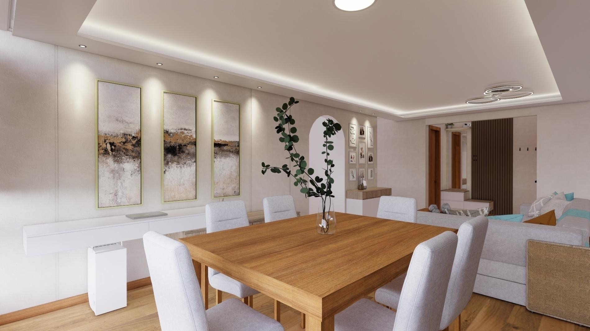 Foto del proyecto COMEDOR CV, despues de realizar el proyecto de LOAH Diseño interior