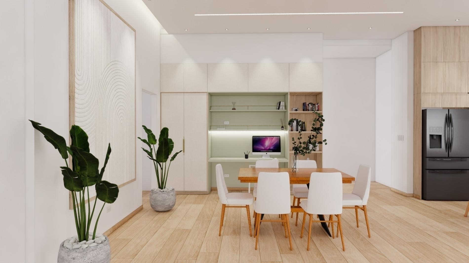 Foto del proyecto COMEDOR SC, despues de realizar el proyecto de LOAH Diseño interior