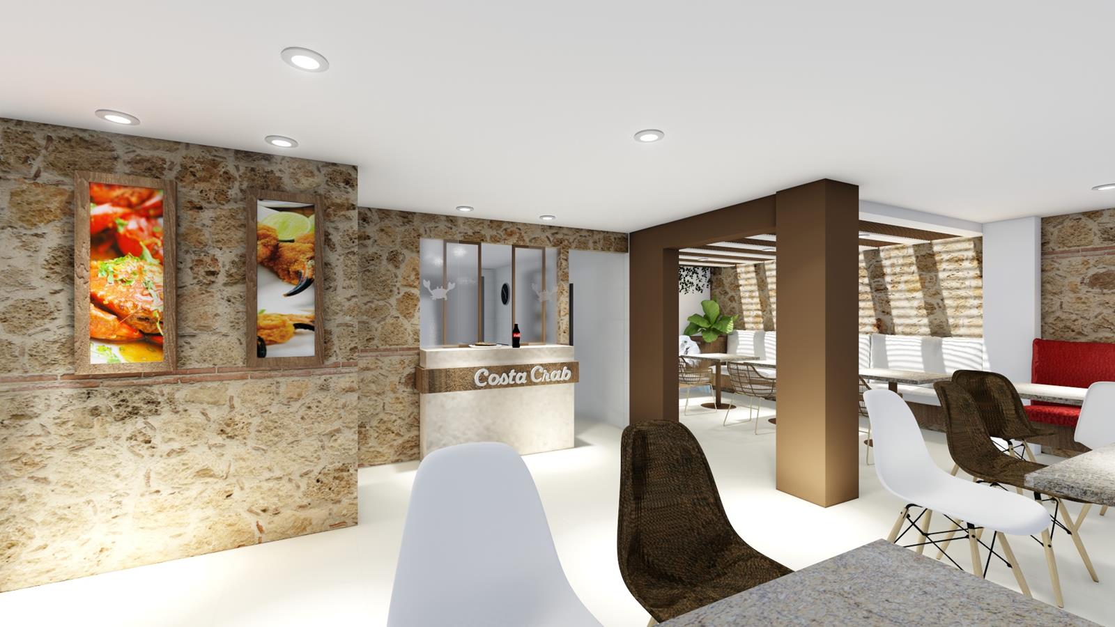 Foto 3 del imagenesDespues del proyecto Costa Crab realizado por Loah Diseño interior