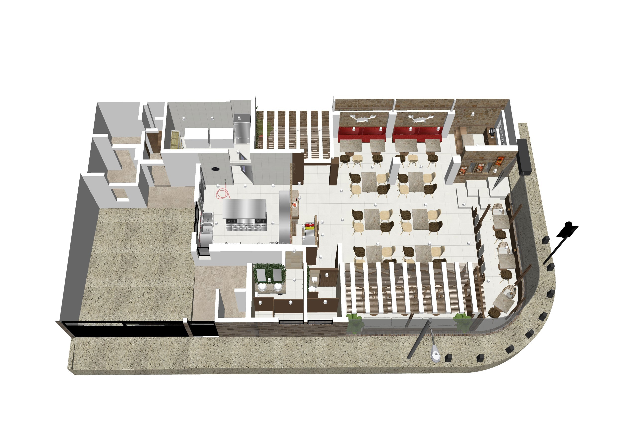 Foto 2 del imagenesVisualizacion del proyecto Costa Crab realizado por Loah Diseño interior