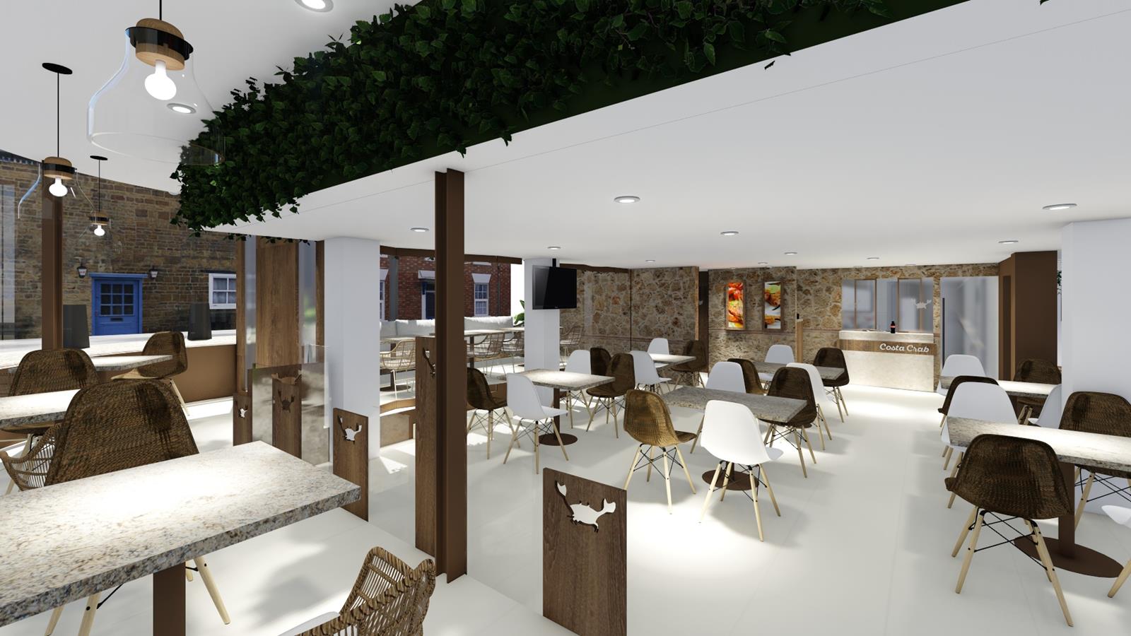 Foto principal del proyecto Costa Crab despues del proyecto de LOAH Diseño interior