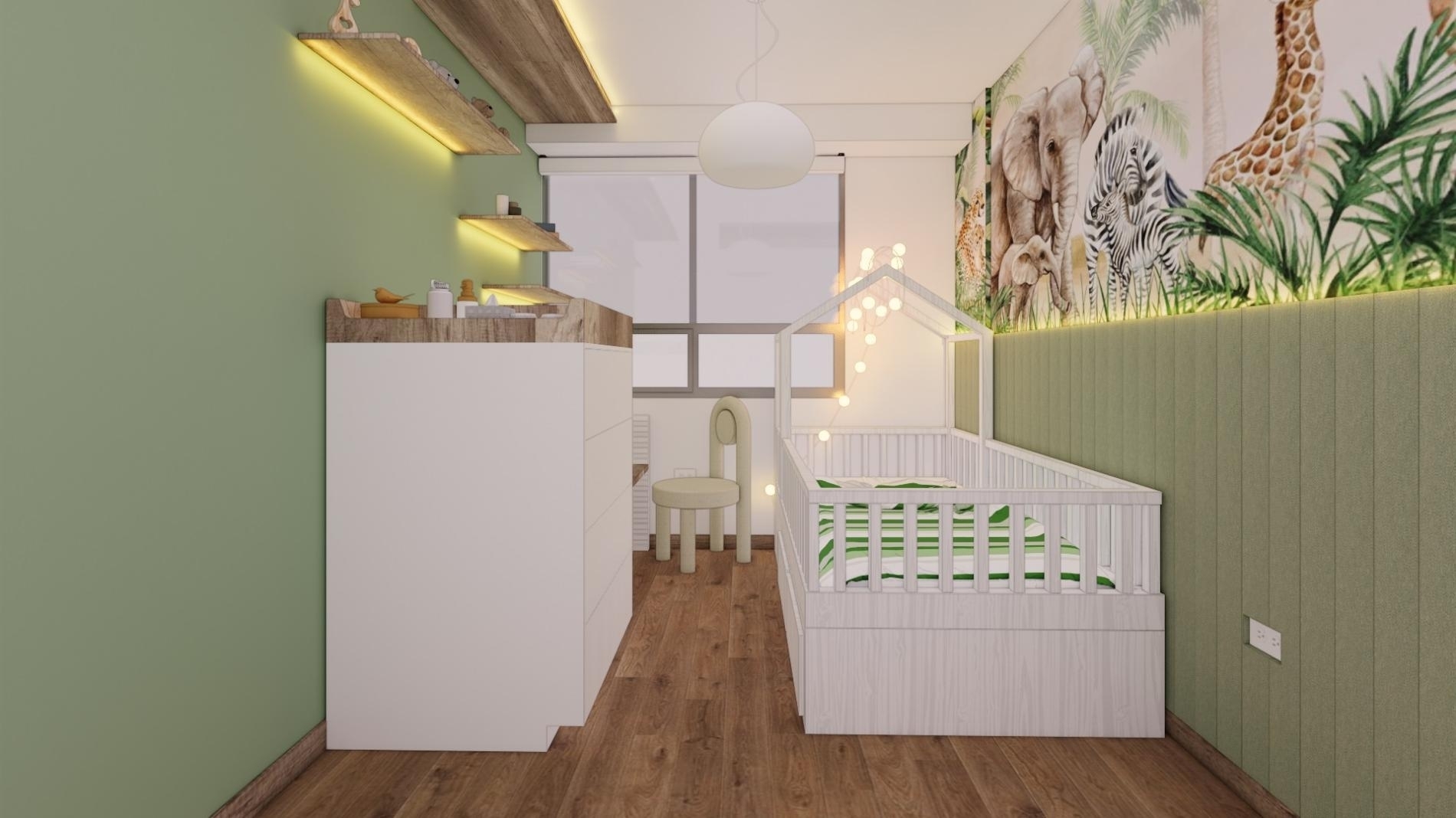 Foto 2 del imagenesDespues del proyecto DORMITORIO BEBE PP realizado por Loah Diseño interior