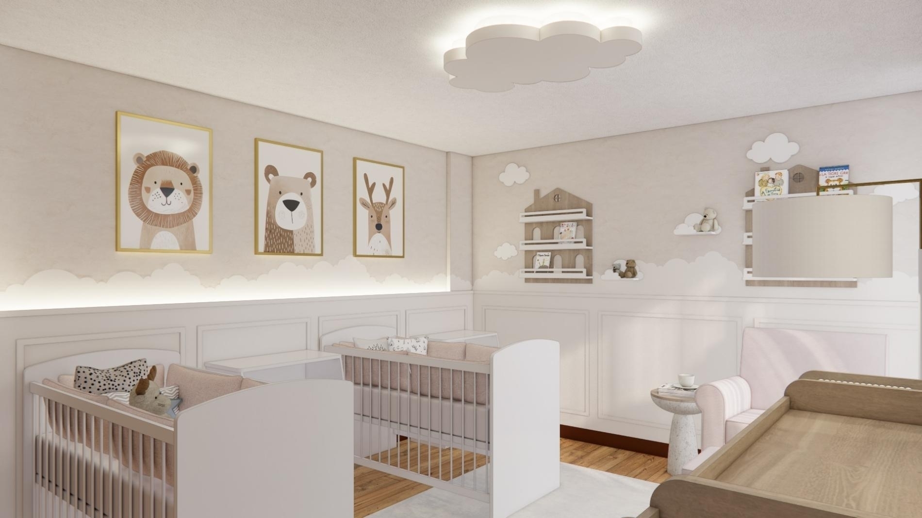 Foto del proyecto DORMITORIO BEBES MM, despues de realizar el proyecto de LOAH Diseño interior