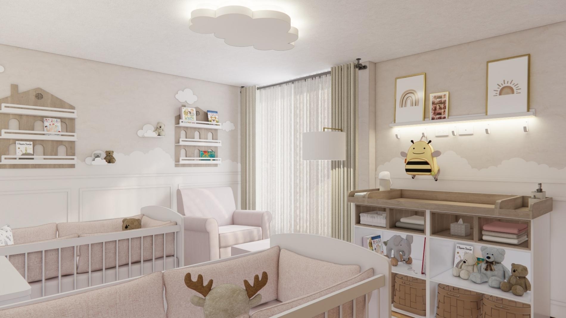 Foto 2 del imagenesDespues del proyecto DORMITORIO BEBES MM realizado por Loah Diseño interior