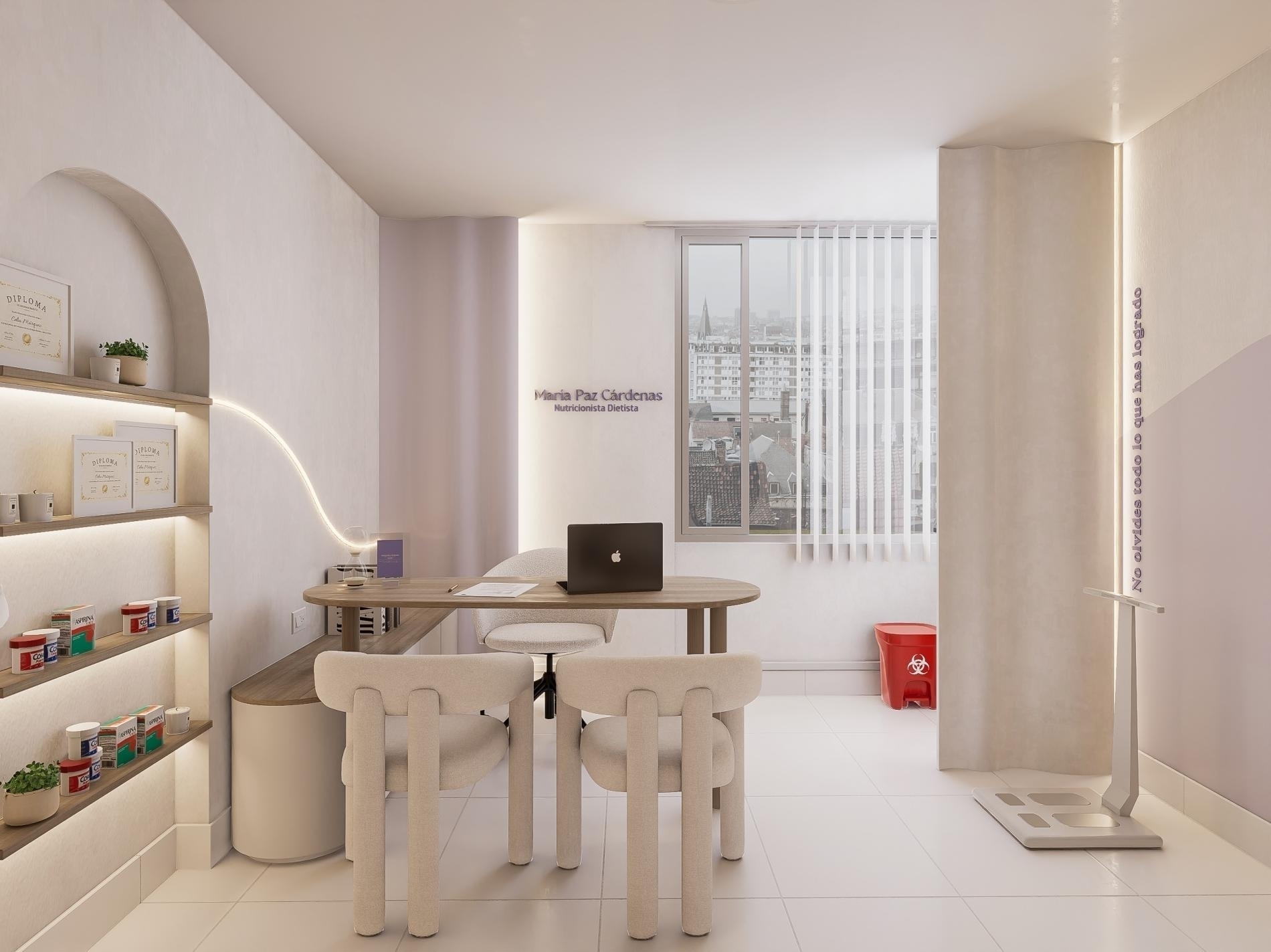 Foto del proyecto DRA. MARÍA PAZ CÁRDENAS, despues de realizar el proyecto de LOAH Diseño interior