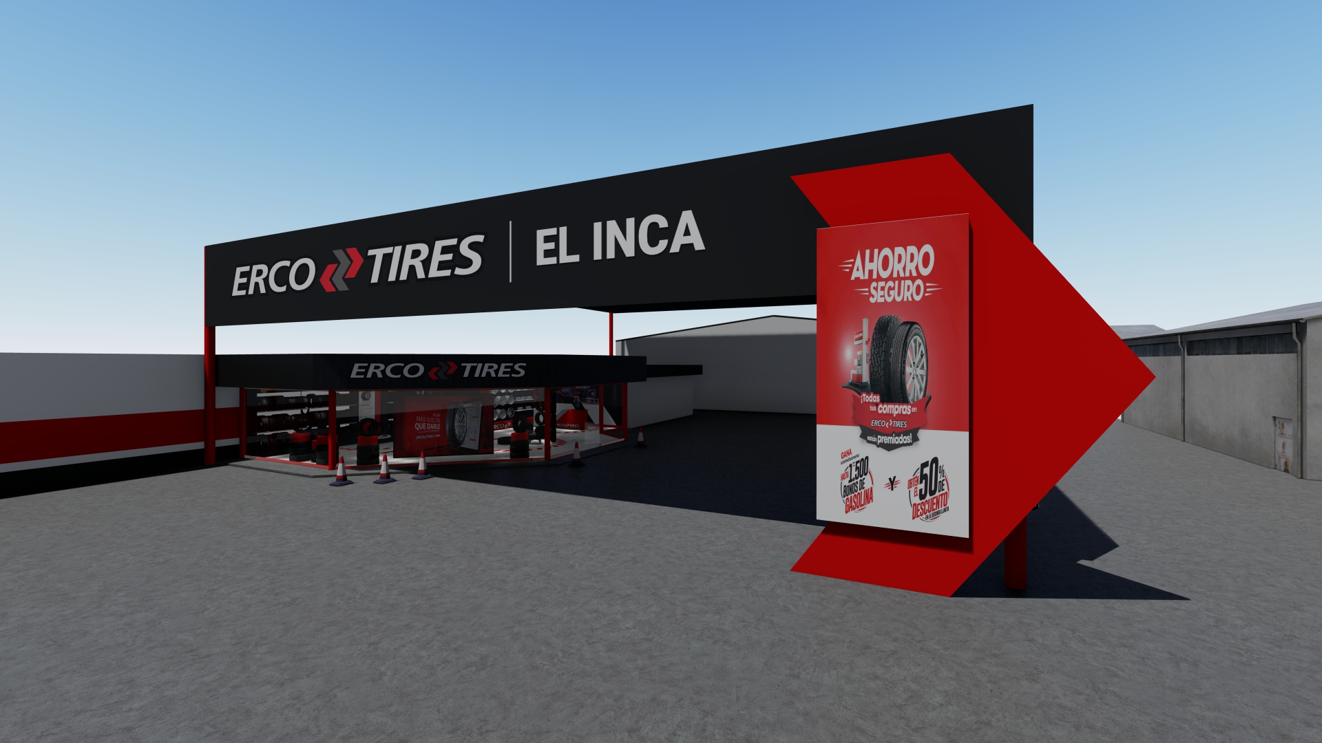 Foto principal del proyecto ERCOTIRES AGENCIA EL INCA despues del proyecto de LOAH Diseño interior