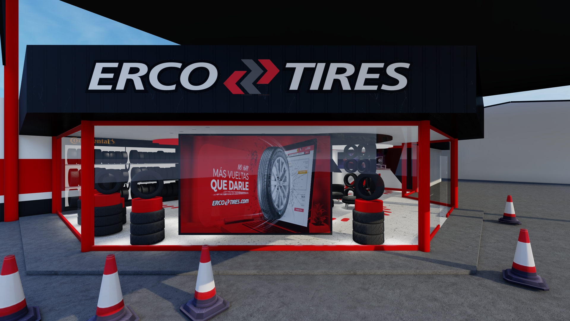 Foto 2 del imagenesDespues del proyecto ERCOTIRES AGENCIA EL INCA realizado por Loah Diseño interior