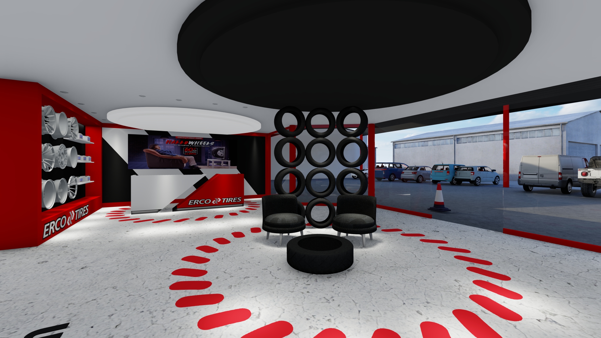 Foto 4 del imagenesDespues del proyecto ERCOTIRES AGENCIA EL INCA realizado por Loah Diseño interior