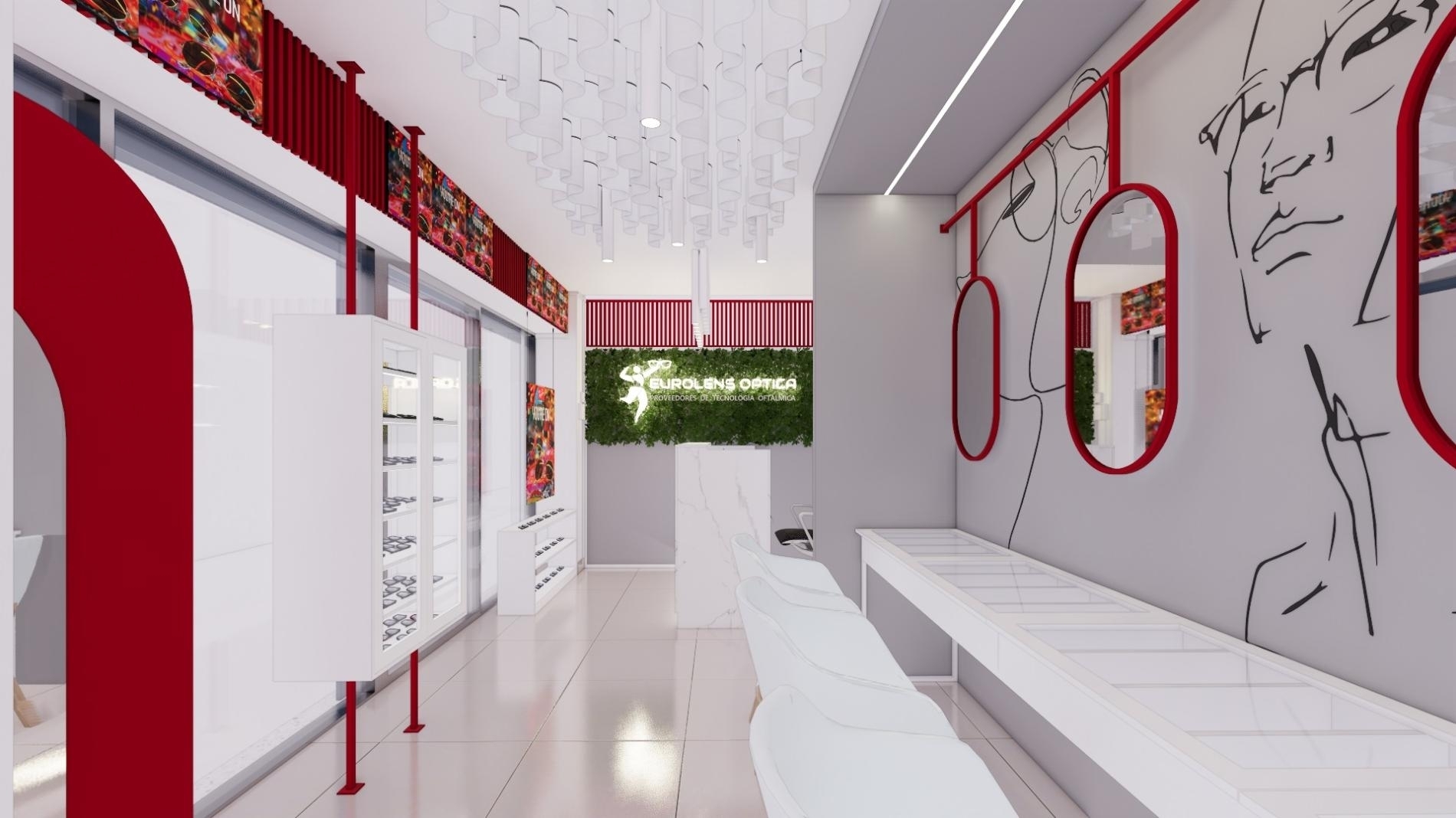 Foto 3 del imagenesDespues del proyecto EUROLENS ÓPTICA realizado por Loah Diseño interior