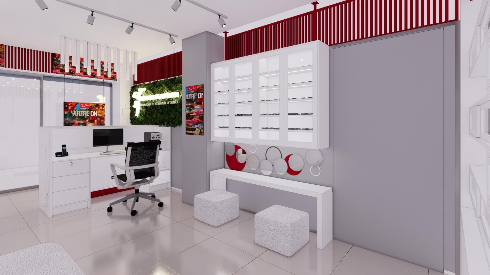 Foto 4 del imagenesDespues del proyecto EUROLENS ÓPTICA realizado por Loah Diseño interior