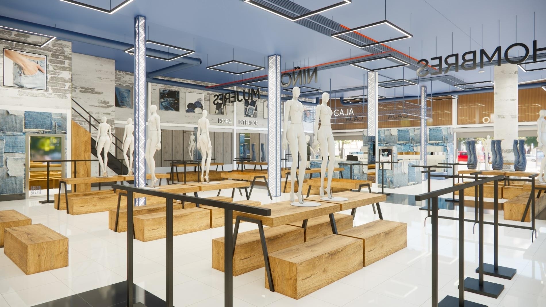 Foto 2 del imagenesDespues del proyecto FÁBRICA DE JEANS realizado por Loah Diseño interior