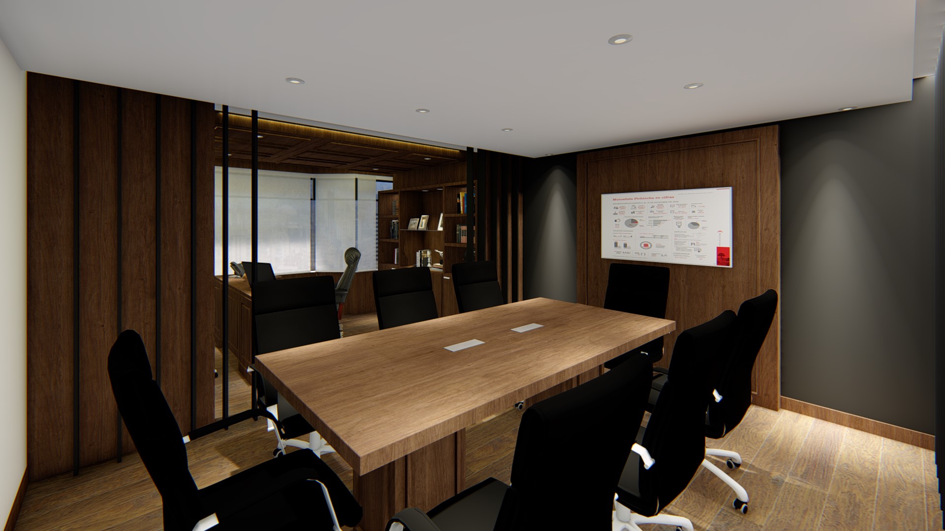 Foto 6 del imagenesRender del proyecto MUTUALISTA PICHINCHA realizado por Loah Diseño interior