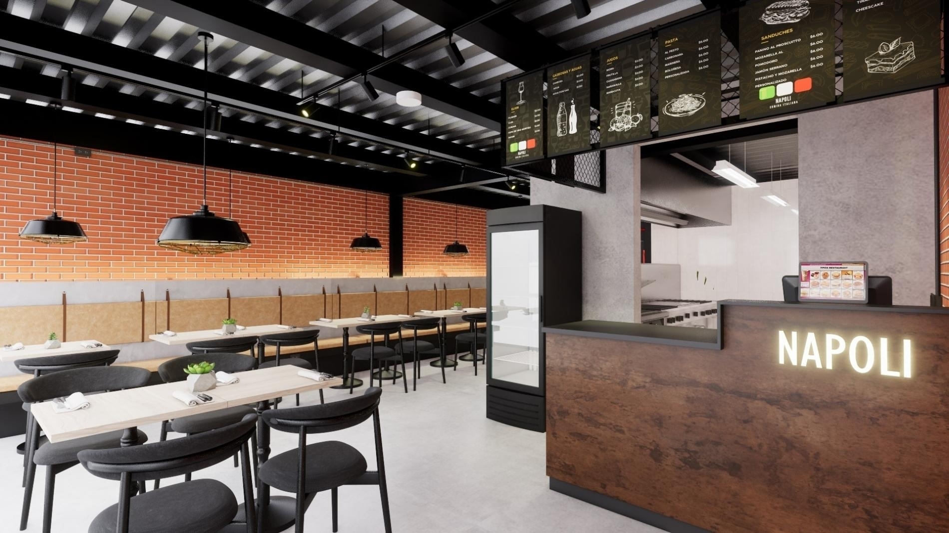 Foto del proyecto NAPOLI, despues de realizar el proyecto de LOAH Diseño interior