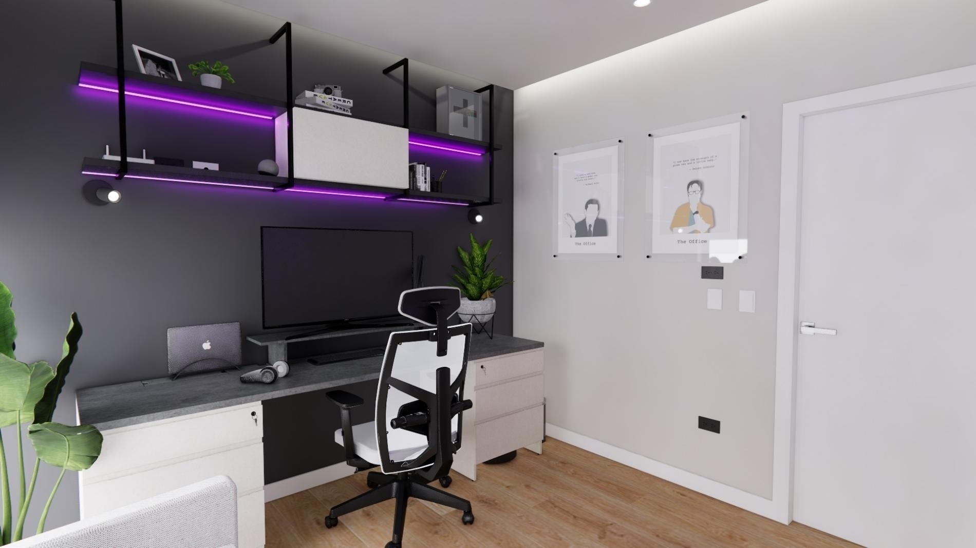 Foto del proyecto OFICINA GAMER UR, despues de realizar el proyecto de LOAH Diseño interior