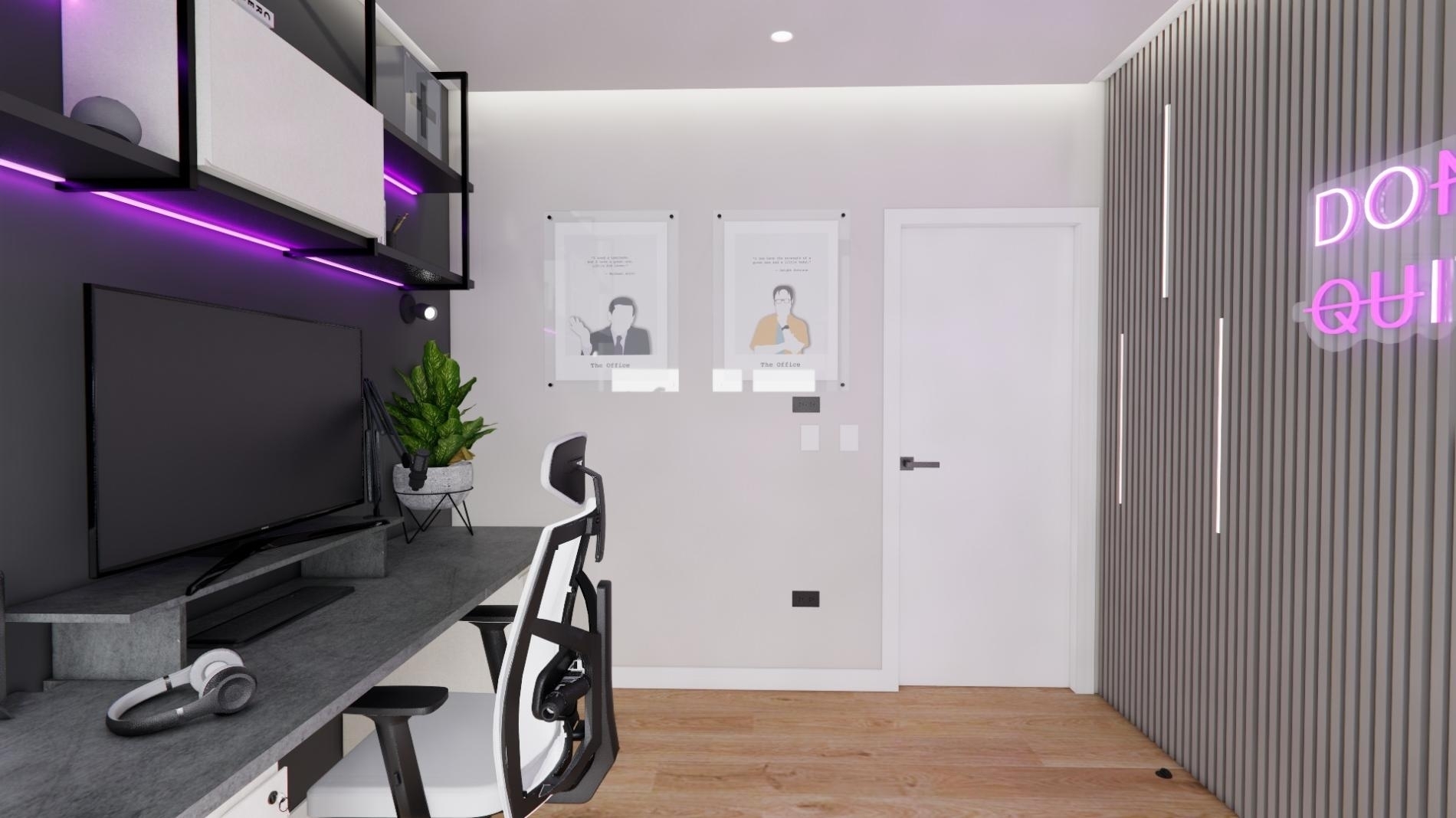 Foto 3 del imagenesDespues del proyecto OFICINA GAMER UR realizado por Loah Diseño interior