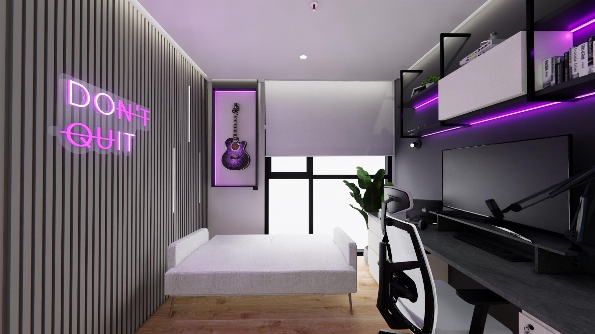 Foto 4 del imagenesDespues del proyecto OFICINA GAMER UR realizado por Loah Diseño interior