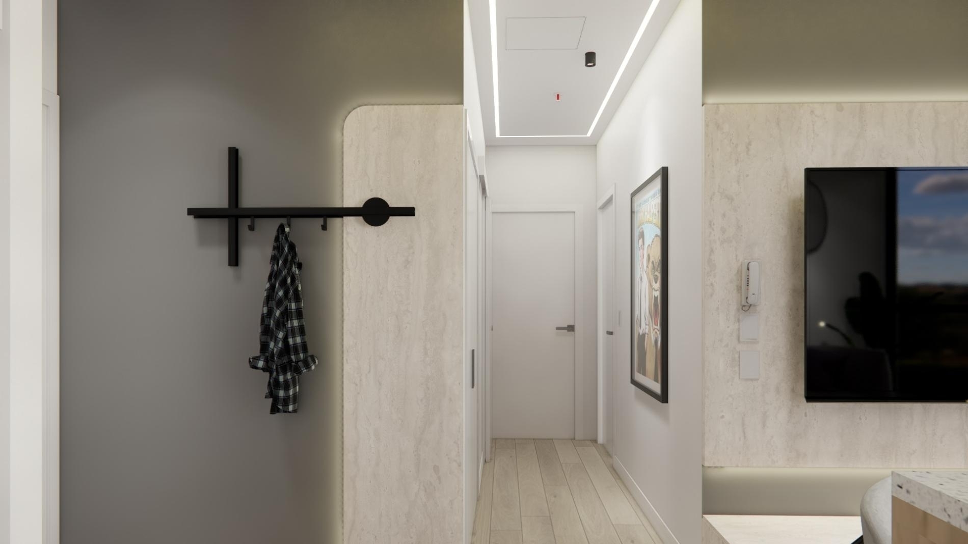 Foto del proyecto PASILLO UR, despues de realizar el proyecto de LOAH Diseño interior