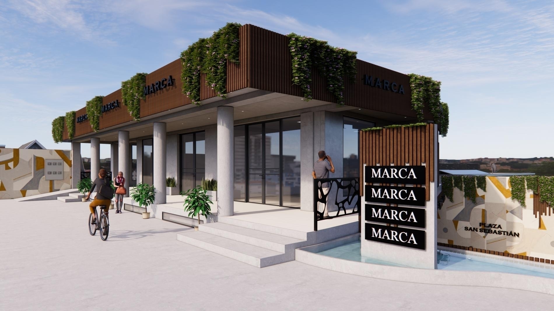 Foto del proyecto PLAZA SAN SEBASTIÁN, despues de realizar el proyecto de LOAH Diseño interior