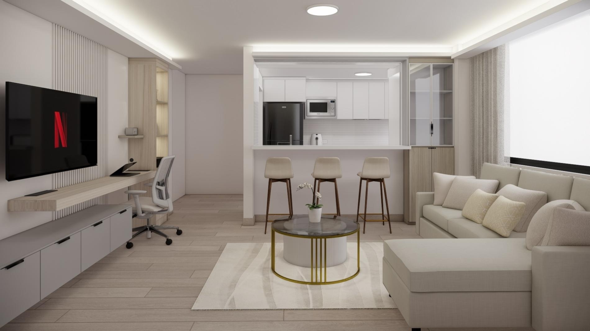 Foto 2 del imagenesDespues del proyecto SALA AL realizado por Loah Diseño interior