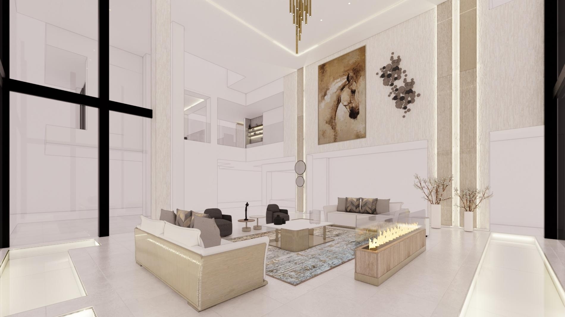 Foto 2 del imagenesDespues del proyecto SALA CU realizado por Loah Diseño interior