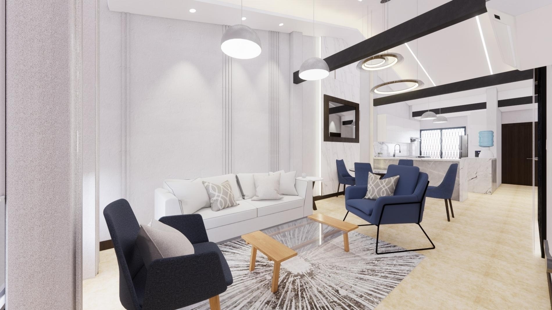 Foto del proyecto SALA FM, despues de realizar el proyecto de LOAH Diseño interior