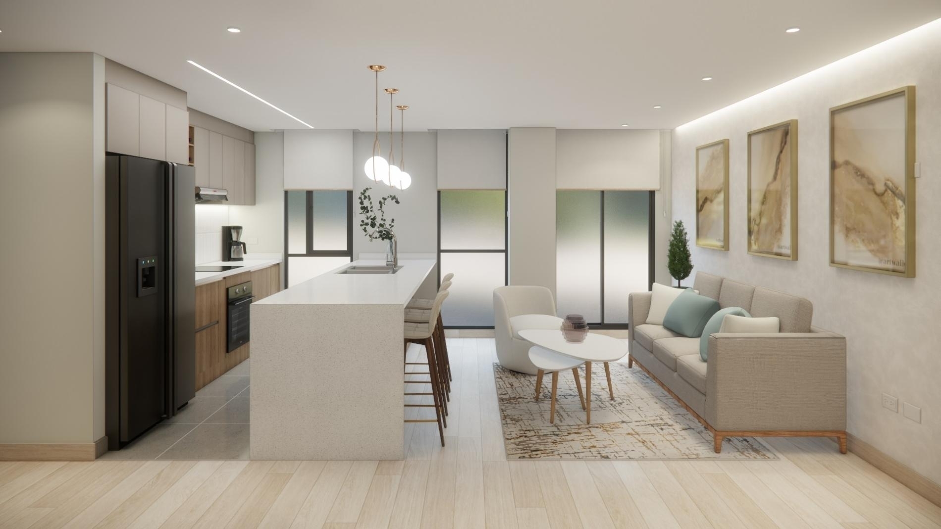 Foto del proyecto SALA PC, despues de realizar el proyecto de LOAH Diseño interior