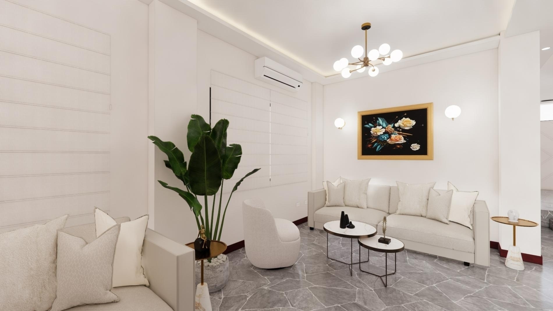 Foto del proyecto SALA WG, despues de realizar el proyecto de LOAH Diseño interior