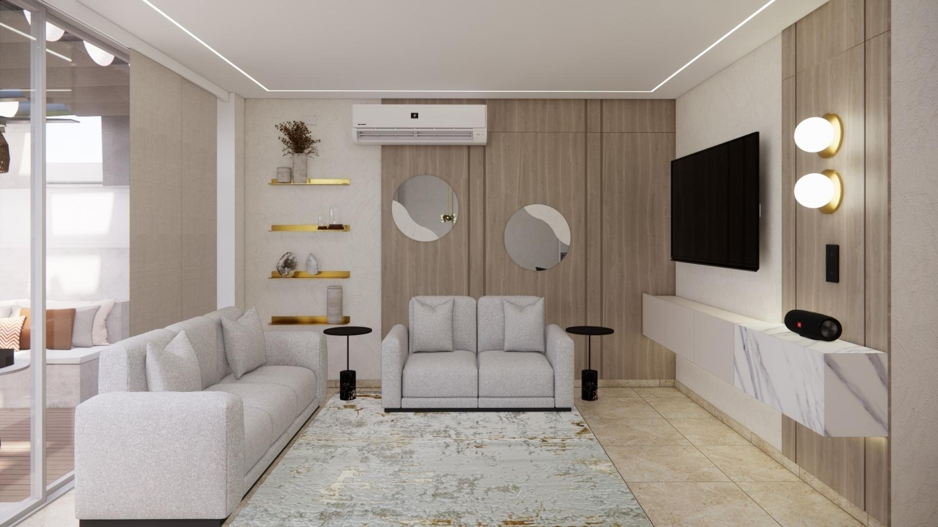 Foto del proyecto SALA YM, despues de realizar el proyecto de LOAH Diseño interior