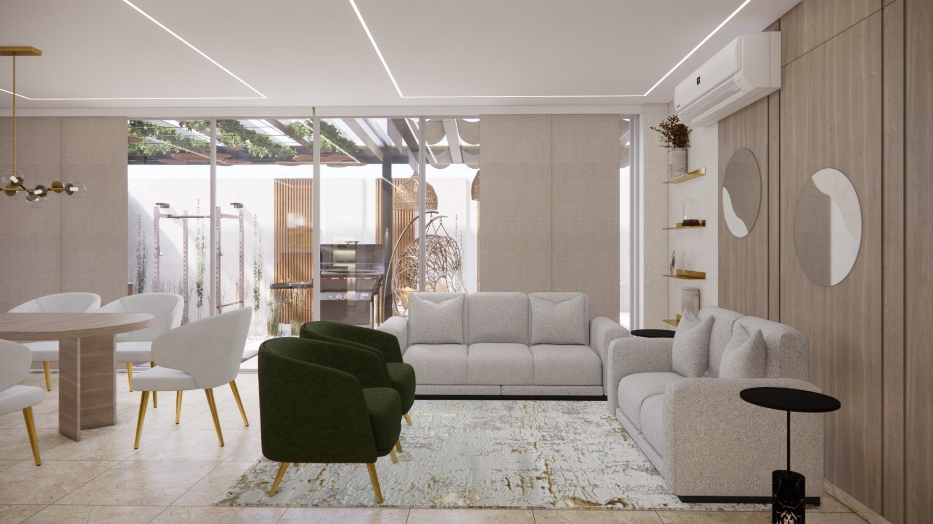 Foto 2 del imagenesDespues del proyecto SALA YM realizado por Loah Diseño interior