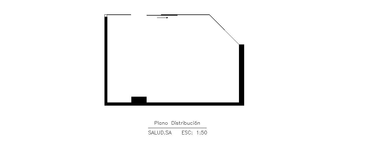 Foto del proyecto SALUD SA, antes de realizar el proyecto de LOAH Diseño interior