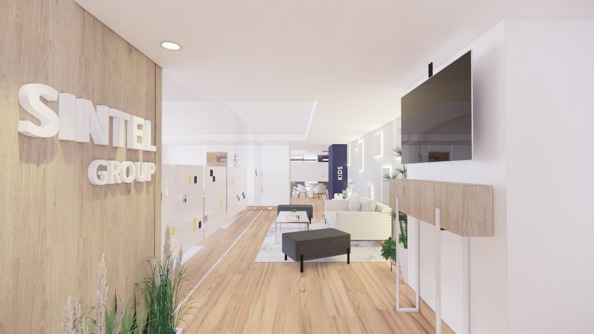 Foto del proyecto SINTEL GROUP, despues de realizar el proyecto de LOAH Diseño interior