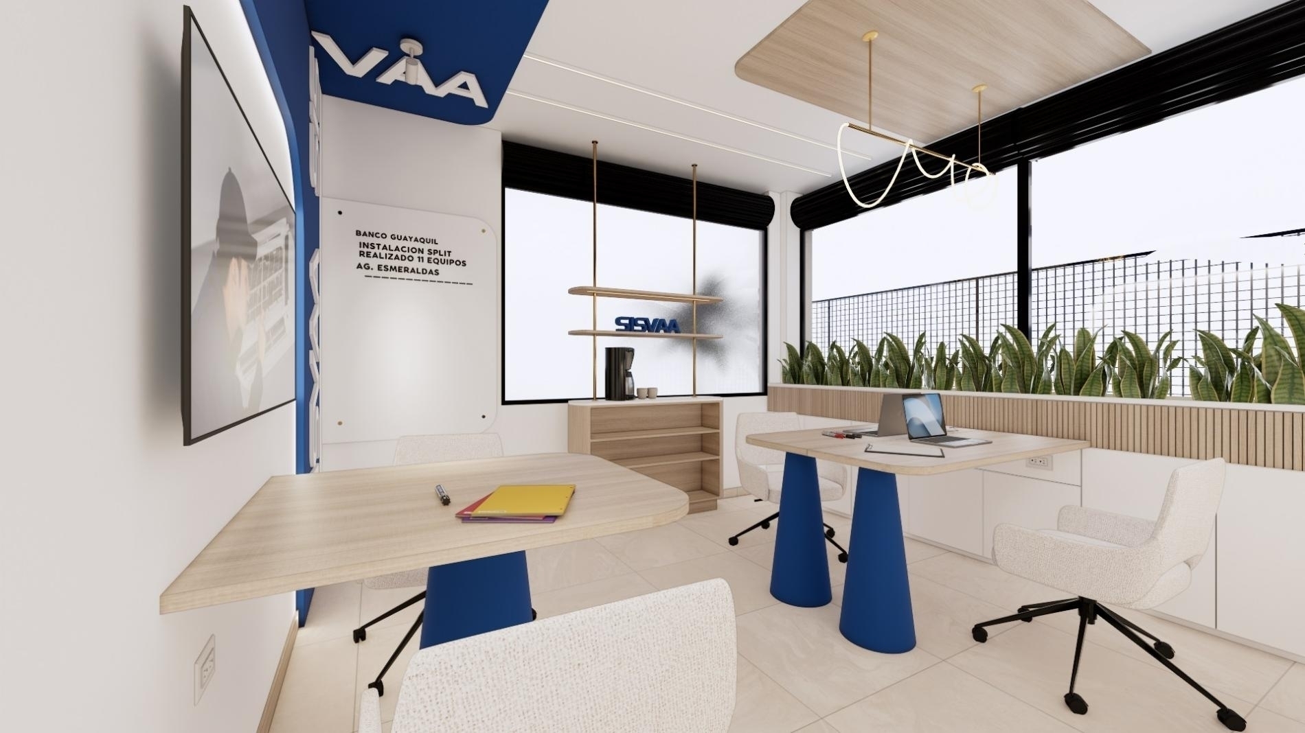Foto del proyecto SISVAA, despues de realizar el proyecto de LOAH Diseño interior