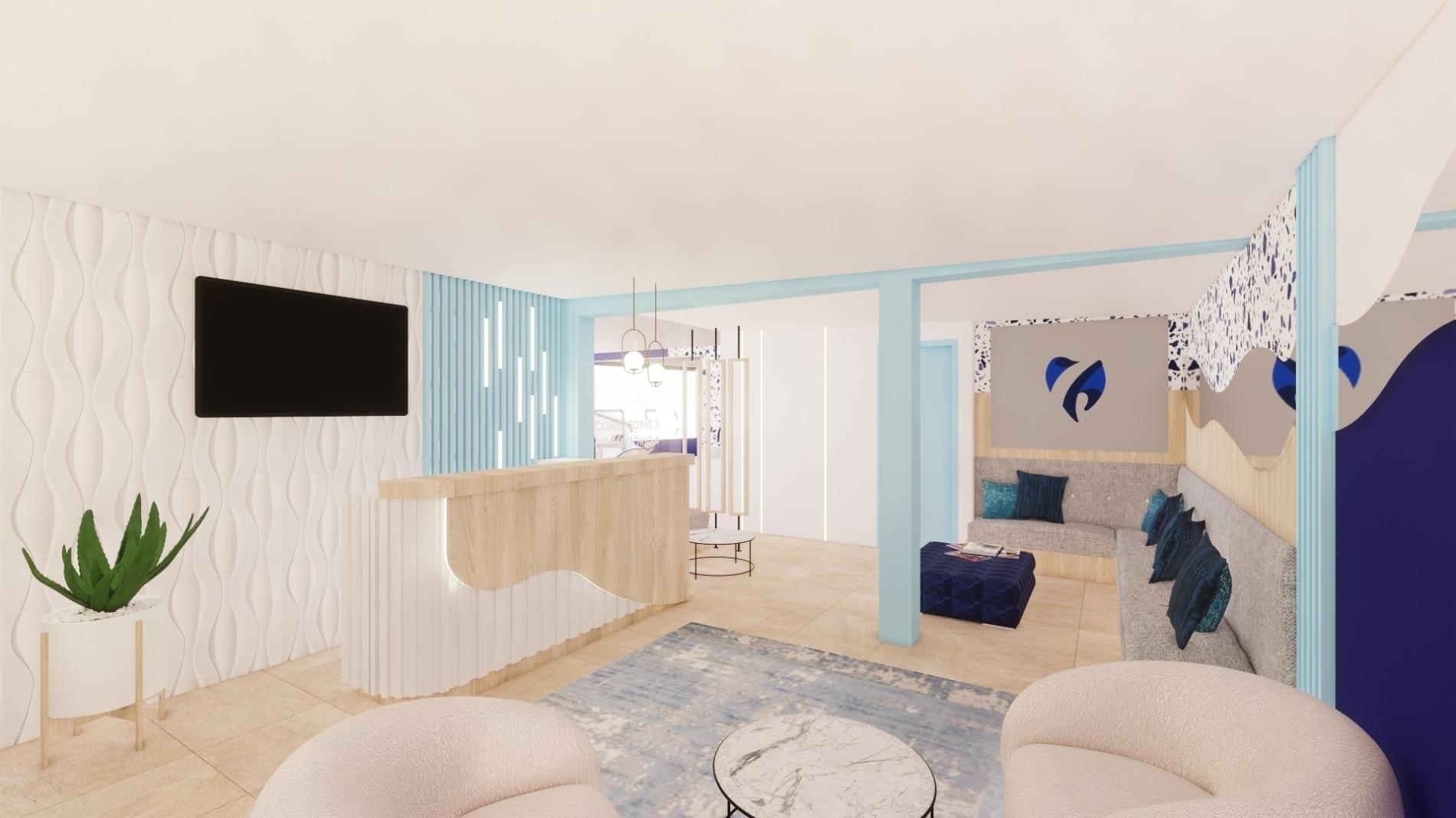 Foto del proyecto ZAFIRO DENTAL ORELLANA, despues de realizar el proyecto de LOAH Diseño interior