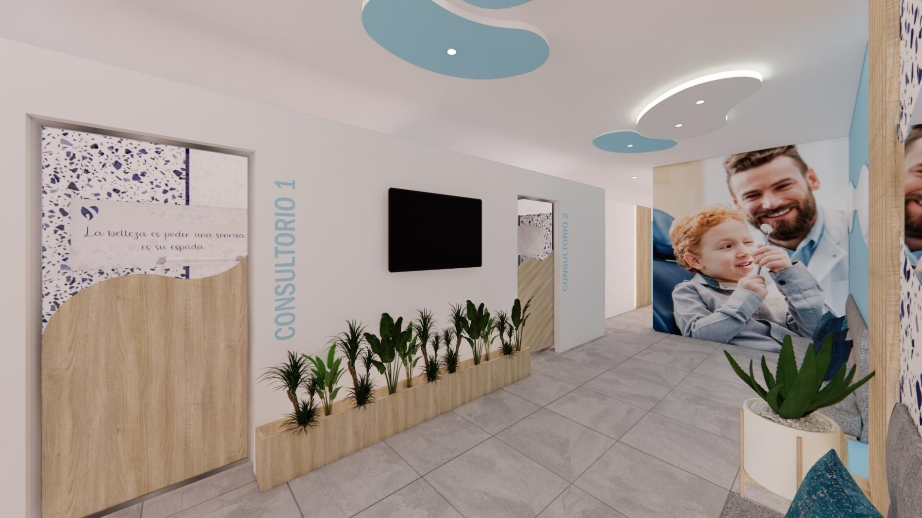 Foto 5 del imagenesDespues del proyecto ZAFIRO DENTAL SUR realizado por Loah Diseño interior